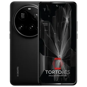 Xiaomi 15 Ultra z ilustracją pękniętego wyświetlacza - wymiana zbitego wyświetlacza