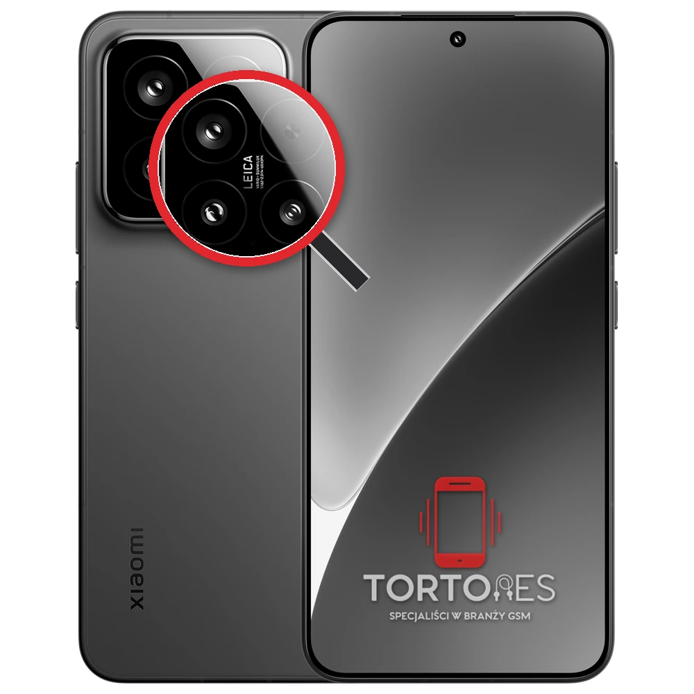 Xiaomi 15 z lupą na tylnych aparatach - wymiana tylnej kamery