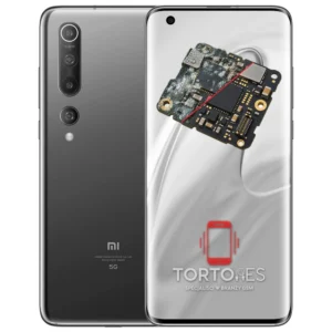 Xiaomi Mi 10 z ilustracją zalania - czyszczenie po zalaniu