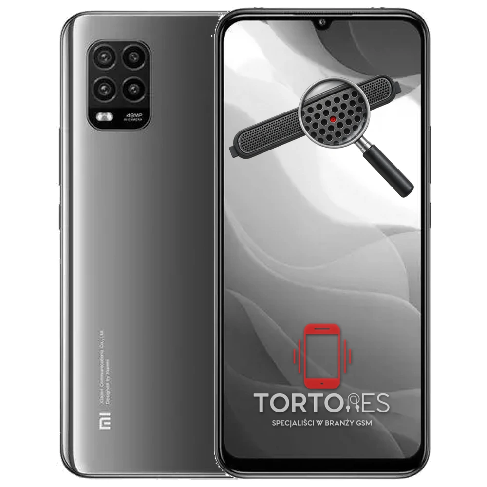Xiaomi Mi 10 Lite 5G z symbolem głośnika rozmów - wymiana głośnika rozmów