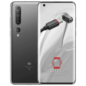 Xiaomi Mi 10 z ilustracją złącza ładowania - naprawa złącza ładowania