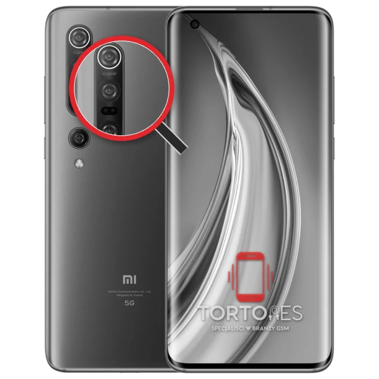 Xiaomi Mi 10 Pro z lupą na tylnych aparatach - wymiana tylnej kamery