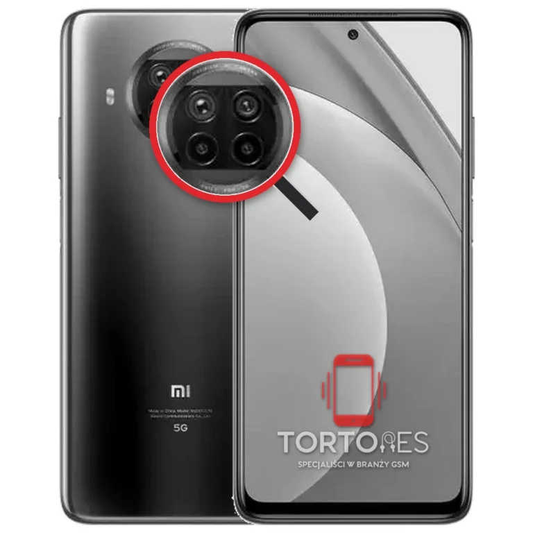 Xiaomi Mi 10T Lite z lupą na tylnych aparatach - wymiana tylnej kamery