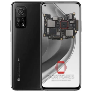 Xiaomi Mi 10T Pro z ilustracją płyty głównej - naprawa płyty głównej