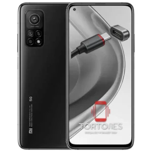 Xiaomi Mi 10T Pro z ilustracją złącza ładowania - naprawa złącza ładowania