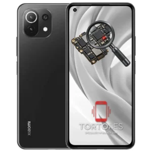 Xiaomi Mi 11 Lite 5G z symbolem diagnostyki - diagnoza telefonu