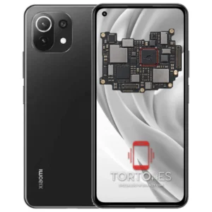 Xiaomi Mi 11 Lite 5G z ilustracją płyty głównej - naprawa płyty głównej