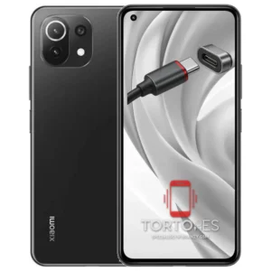 Xiaomi Mi 11 Lite 5G z ilustracją złącza ładowania - naprawa złącza ładowania