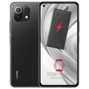 Xiaomi Mi 11 Lite 5G z ilustracją baterii - wymiana baterii