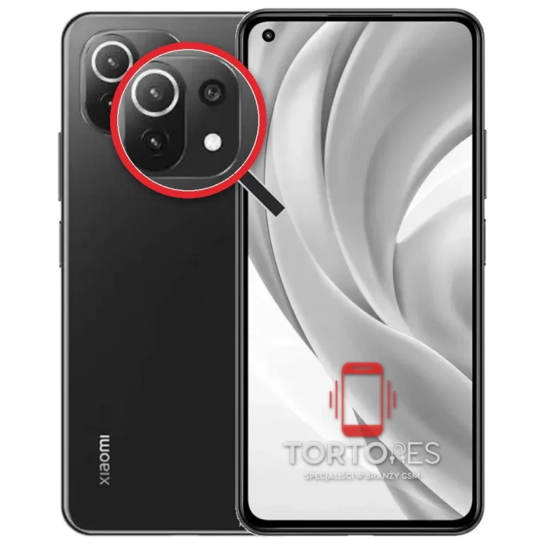 Xiaomi Mi 11 Lite 5G z lupą na tylnych aparatach - wymiana tylnej kamery