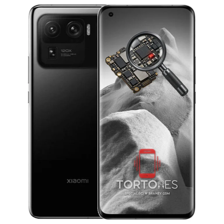Xiaomi Mi 11 Ultra z symbolem diagnostyki - diagnoza telefonu