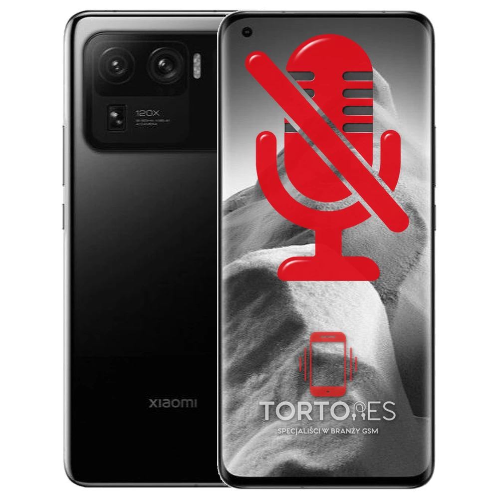 Xiaomi Mi 11 Ultra z symbolem mikrofonu - naprawa mikrofonu