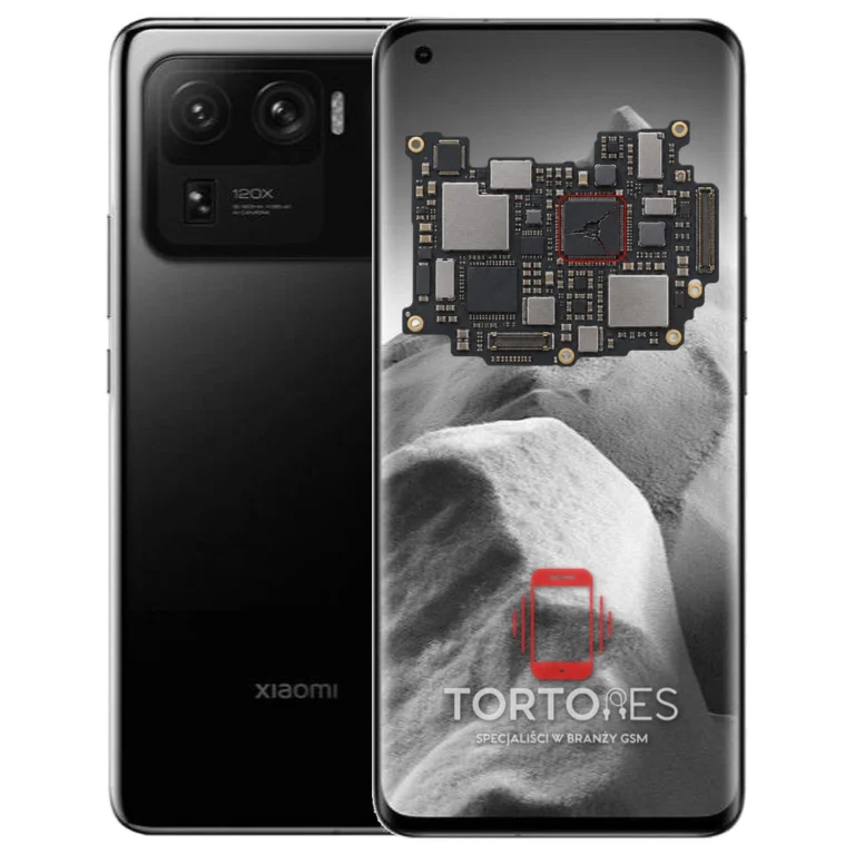 Xiaomi Mi 11 Ultra z ilustracją płyty głównej - naprawa płyty głównej