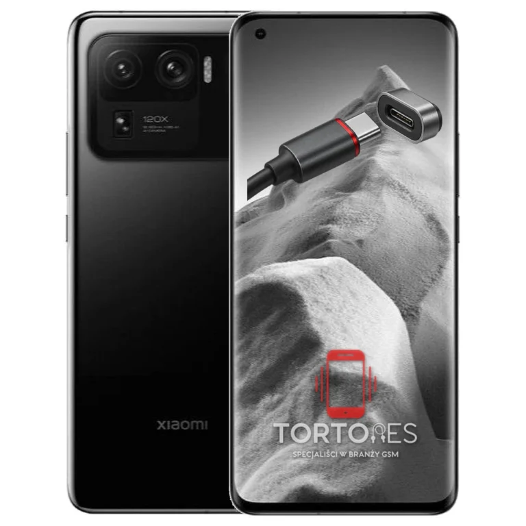 Xiaomi Mi 11 Ultra z ilustracją złącza ładowania - naprawa złącza ładowania