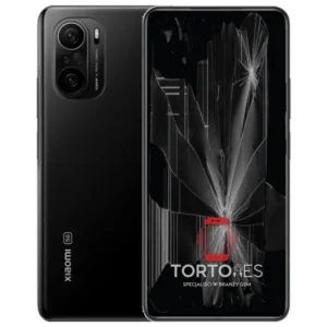 Xiaomi Mi 11i z ilustracją pękniętego wyświetlacza - wymiana zbitego wyświetlacza