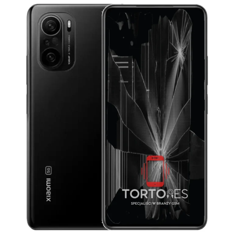 Xiaomi Mi 11i z ilustracją pękniętego wyświetlacza - wymiana zbitego wyświetlacza
