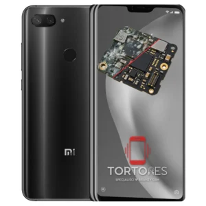 Xiaomi Mi 8 Lite z ilustracją zalania - czyszczenie po zalaniu
