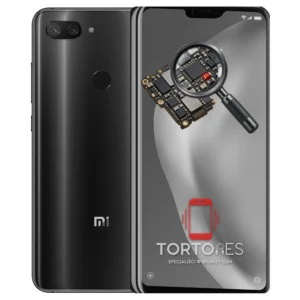 Xiaomi Mi 8 Lite z symbolem diagnostyki - diagnoza telefonu