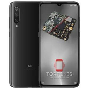 Xiaomi Mi 9 z ilustracją zalania - czyszczenie po zalaniu