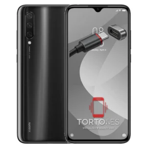 Xiaomi Mi 9 Lite z ilustracją złącza ładowania - naprawa złącza ładowania