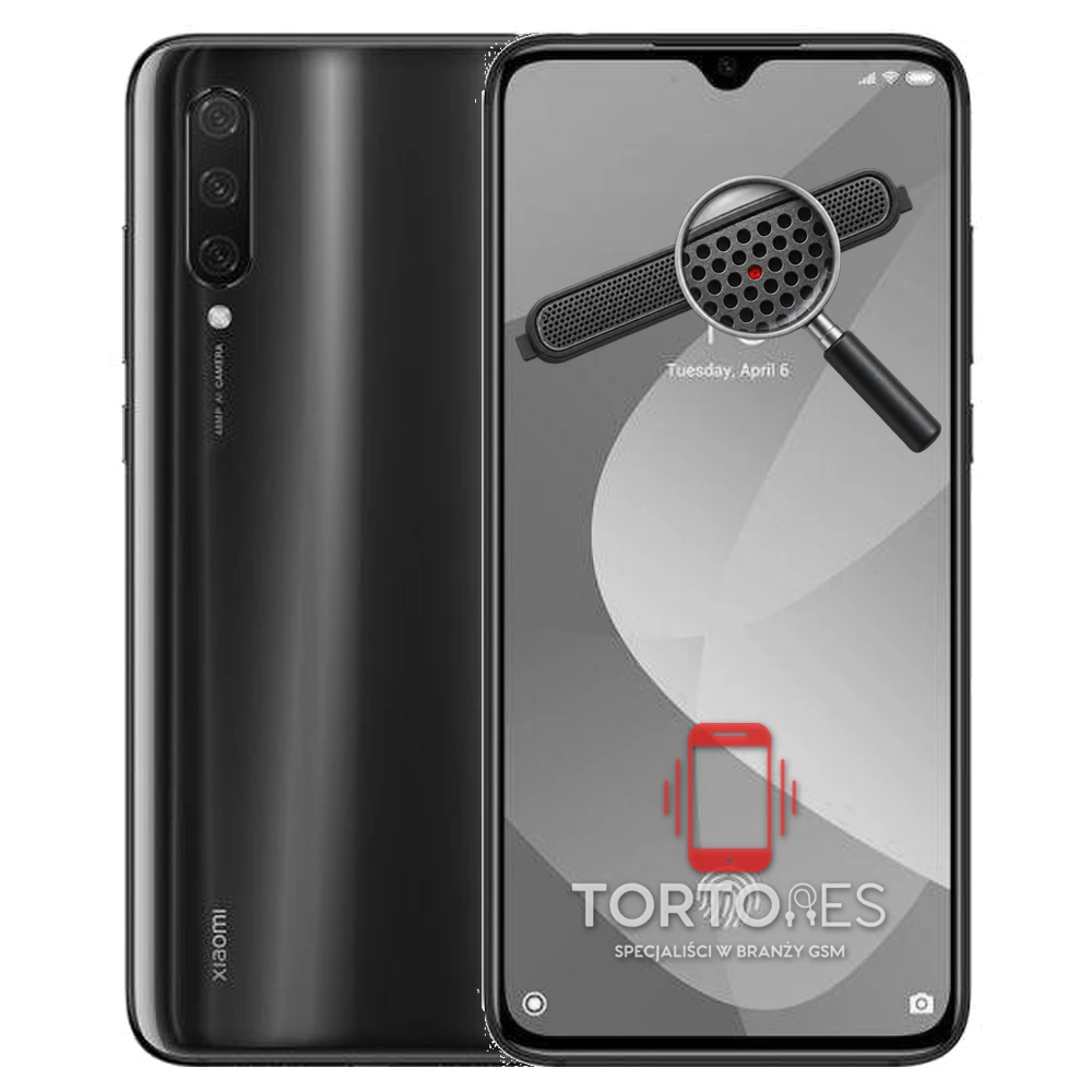 Xiaomi Mi 9 Lite z symbolem głośnika rozmów - wymiana głośnika rozmów