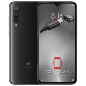Xiaomi Mi 9 z ilustracją złącza ładowania - naprawa złącza ładowania