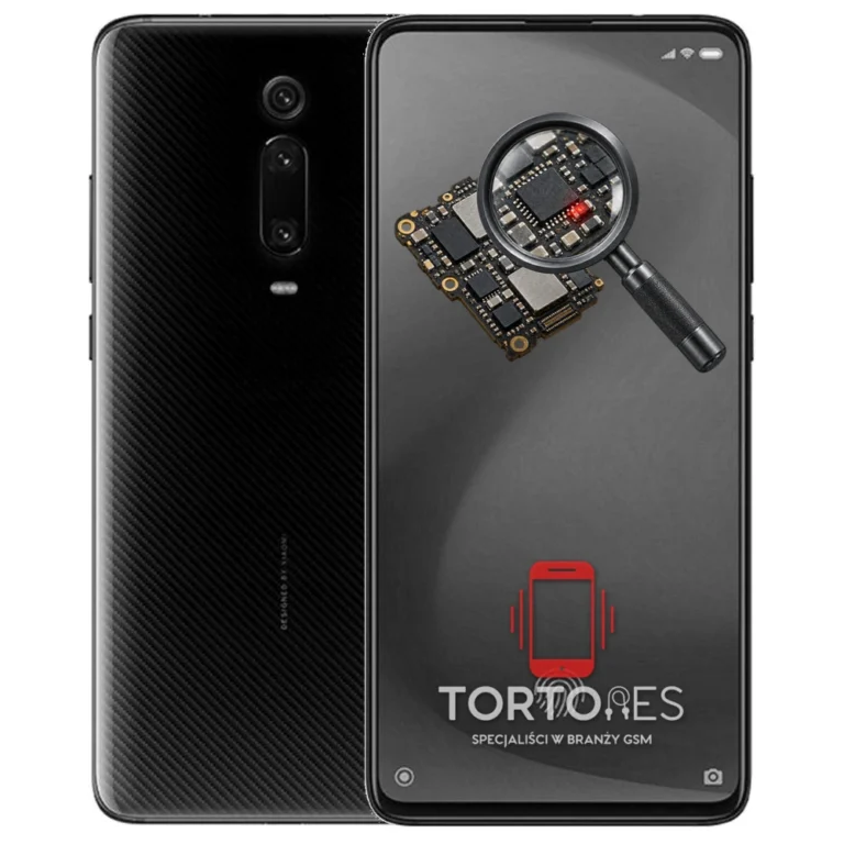 Xiaomi Mi 9T Pro z symbolem diagnostyki - diagnoza telefonu