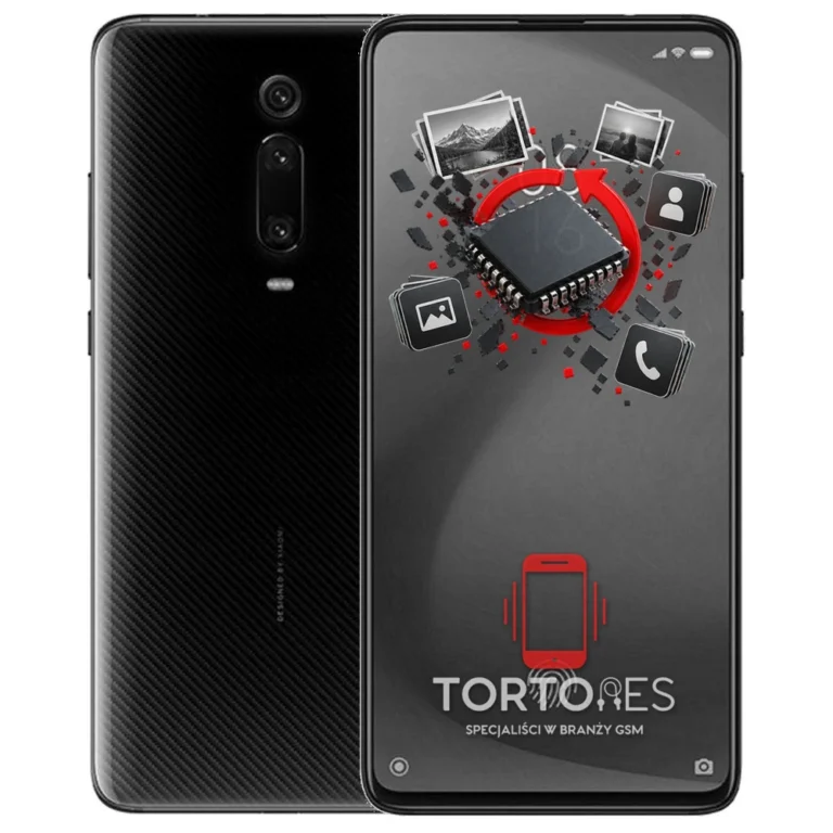 Xiaomi Mi 9T Pro z ilustracją odzyskiwania danych - odzyskiwanie danych