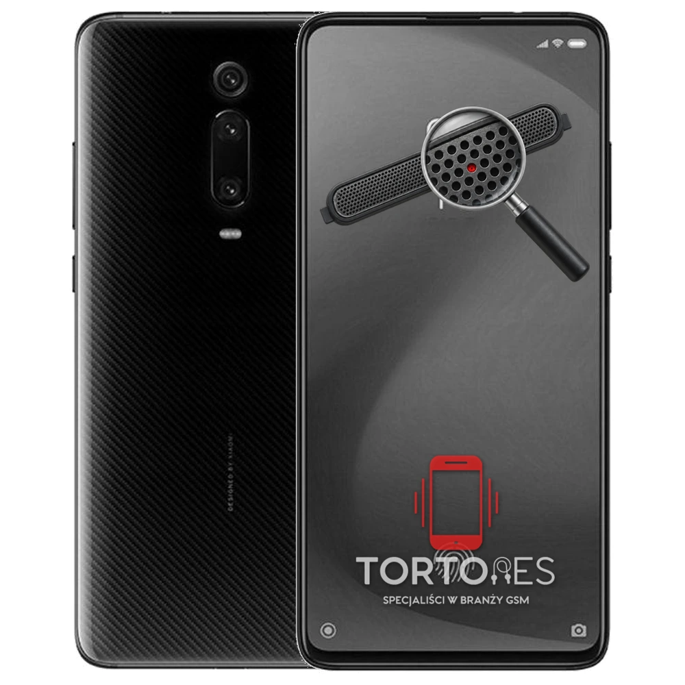 Xiaomi Mi 9T Pro z symbolem głośnika rozmów - wymiana głośnika rozmów