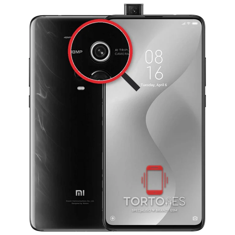 Xiaomi Mi 9T z lupą na tylnych aparatach - wymiana tylnej kamery