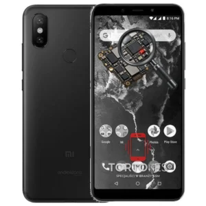 Xiaomi Mi A2 z symbolem diagnostyki - diagnoza telefonu