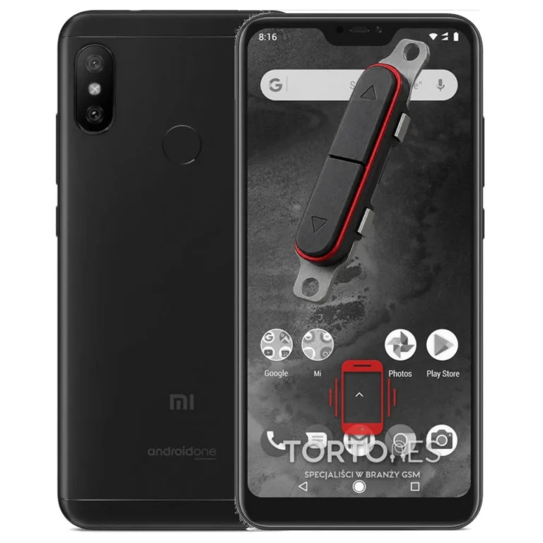 Xiaomi Mi A2 Lite z symbolem przycisków - naprawa przycisków włączania i głośności