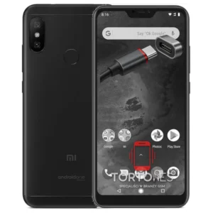 Xiaomi Mi A2 Lite z ilustracją złącza ładowania - naprawa złącza ładowania