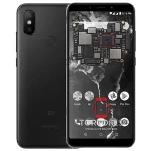 Xiaomi Mi A2 z ilustracją płyty głównej - naprawa płyty głównej