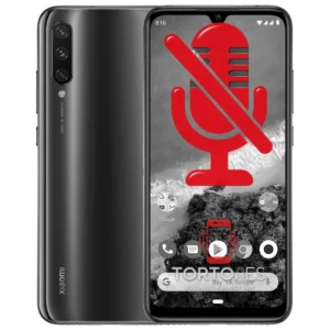 Xiaomi Mi A3 z symbolem mikrofonu - naprawa mikrofonu