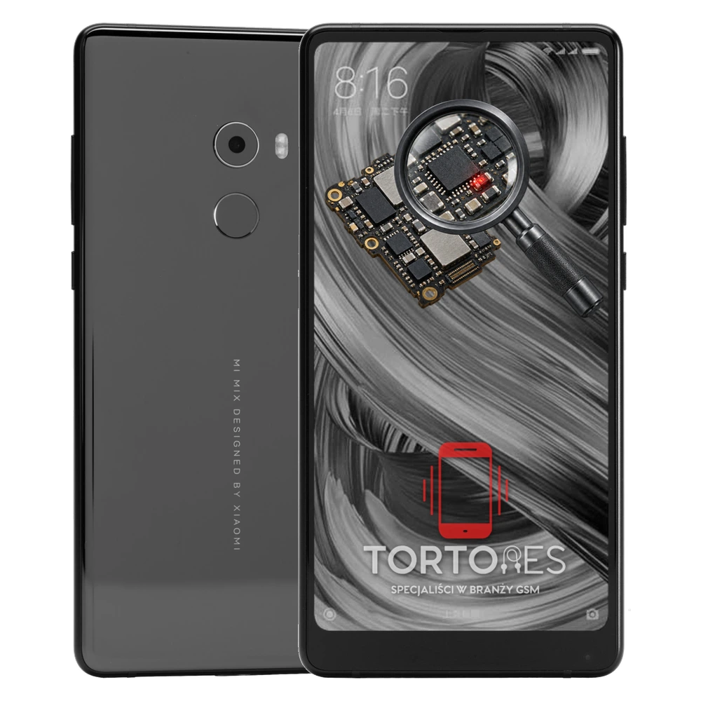 Xiaomi Mi MIX 2 z symbolem diagnostyki - diagnoza telefonu
