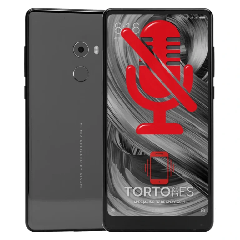 Xiaomi Mi MIX 2 z symbolem mikrofonu - naprawa mikrofonu
