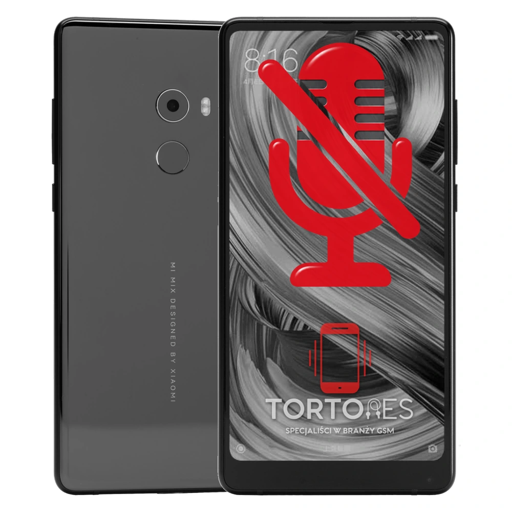 Xiaomi Mi MIX 2 z symbolem mikrofonu - naprawa mikrofonu