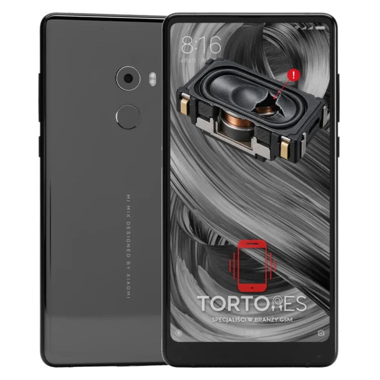 Xiaomi Mi MIX 2 z symbolem głośnika multimedialnego - wymiana głośnika multimedialnego