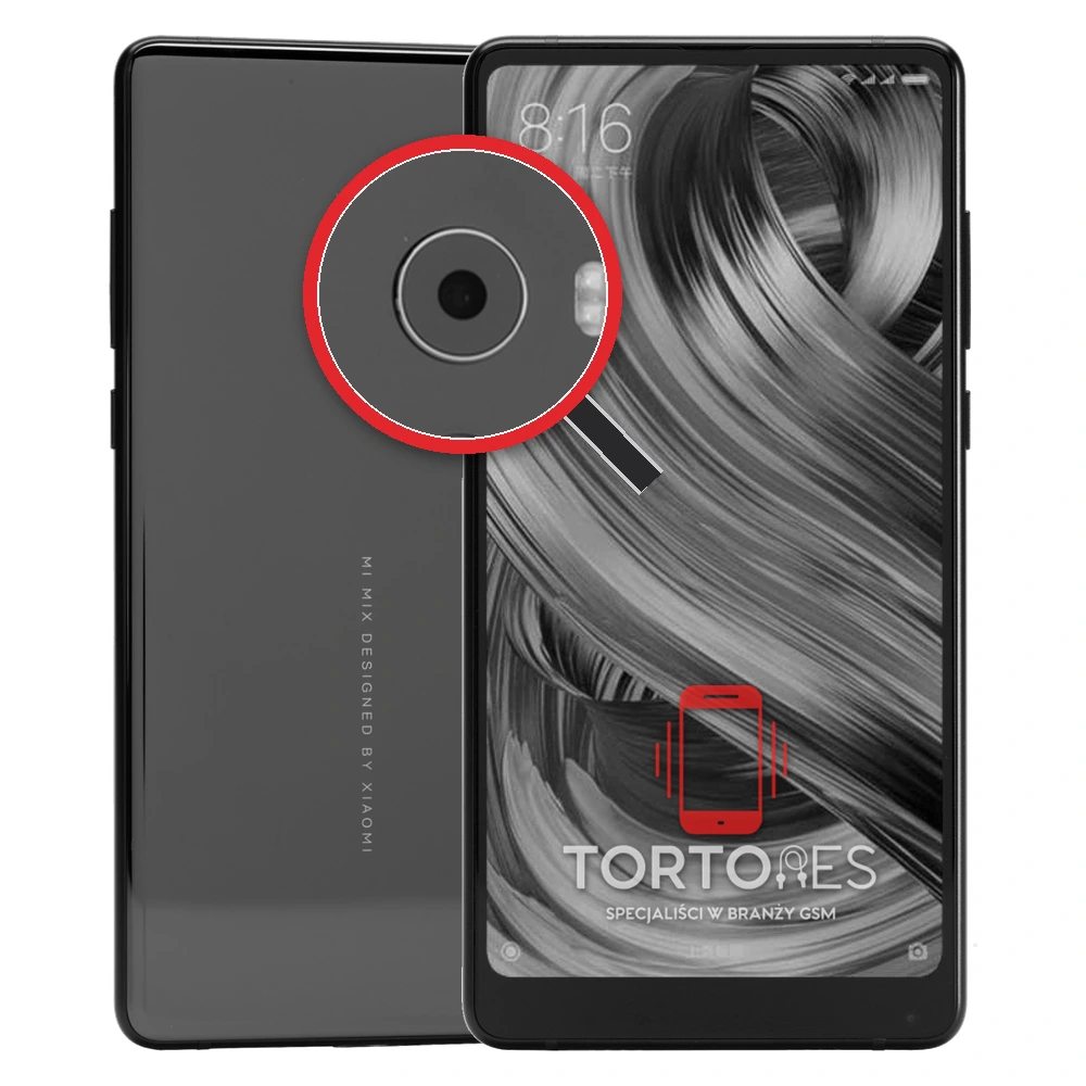Xiaomi Mi MIX 2 z lupą na tylnych aparatach - wymiana tylnej kamery