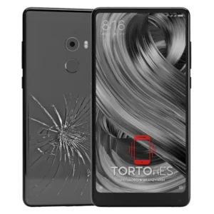 Xiaomi Mi MIX 2 z ilustracją pękniętej tylnej klapki - wymiana zbitej klapki