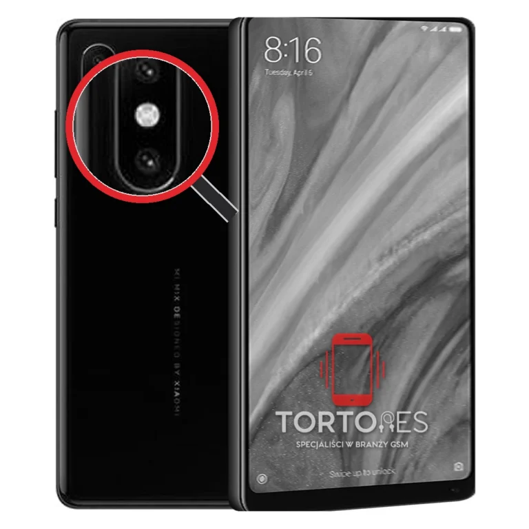 Xiaomi Mi MIX 2S z lupą na tylnych aparatach - wymiana tylnej kamery