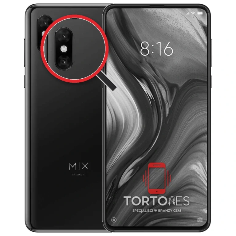 Xiaomi Mi MIX 3 z lupą na tylnych aparatach - wymiana tylnej kamery