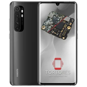 Xiaomi Mi Note 10 Lite z ilustracją zalania - czyszczenie po zalaniu