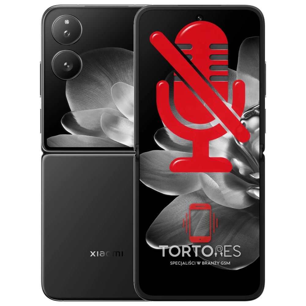 Xiaomi MIX Flip z symbolem mikrofonu - naprawa mikrofonu