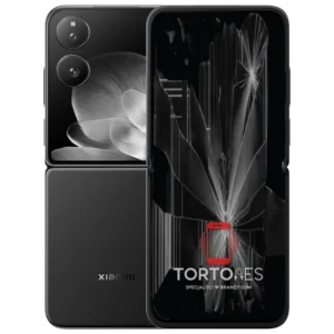 Xiaomi MIX Flip z ilustracją pękniętego wyświetlacza - wymiana zbitego wyświetlacza