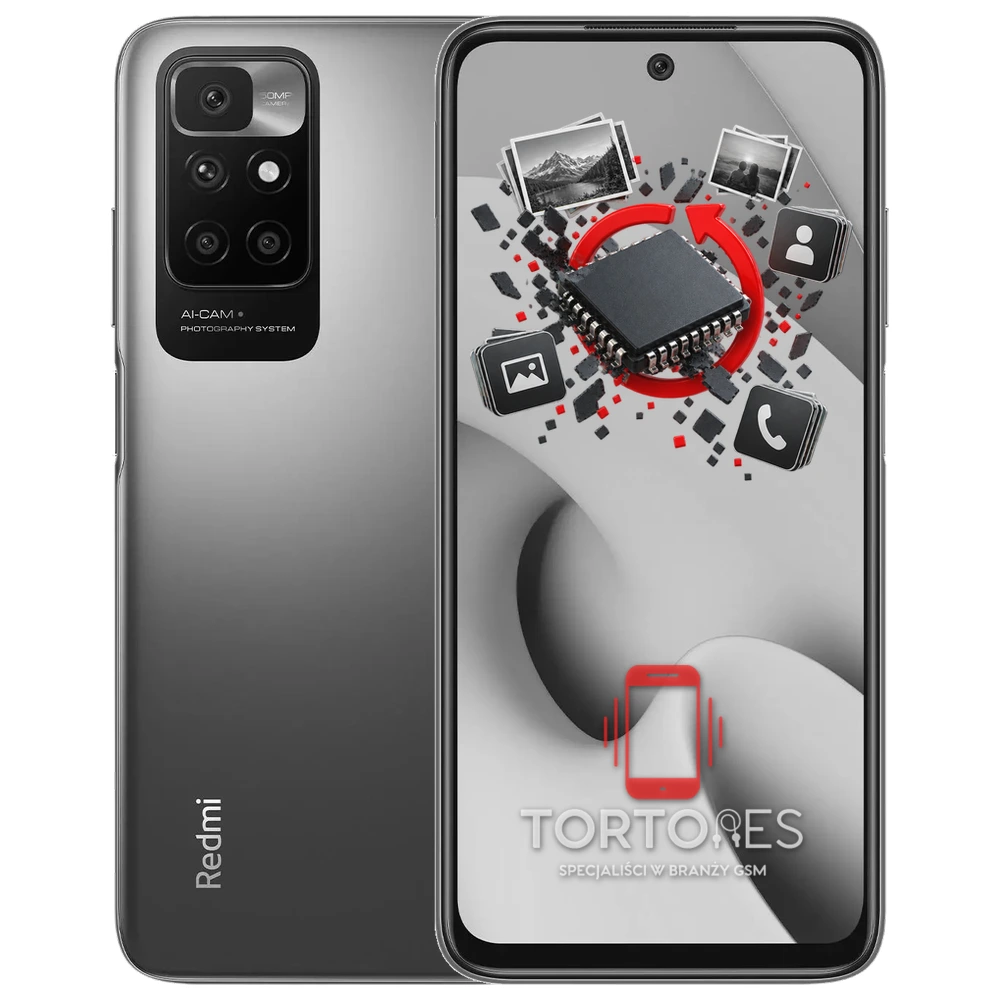 Redmi 10 2022 z ilustracją odzyskiwania danych - odzyskiwanie danych