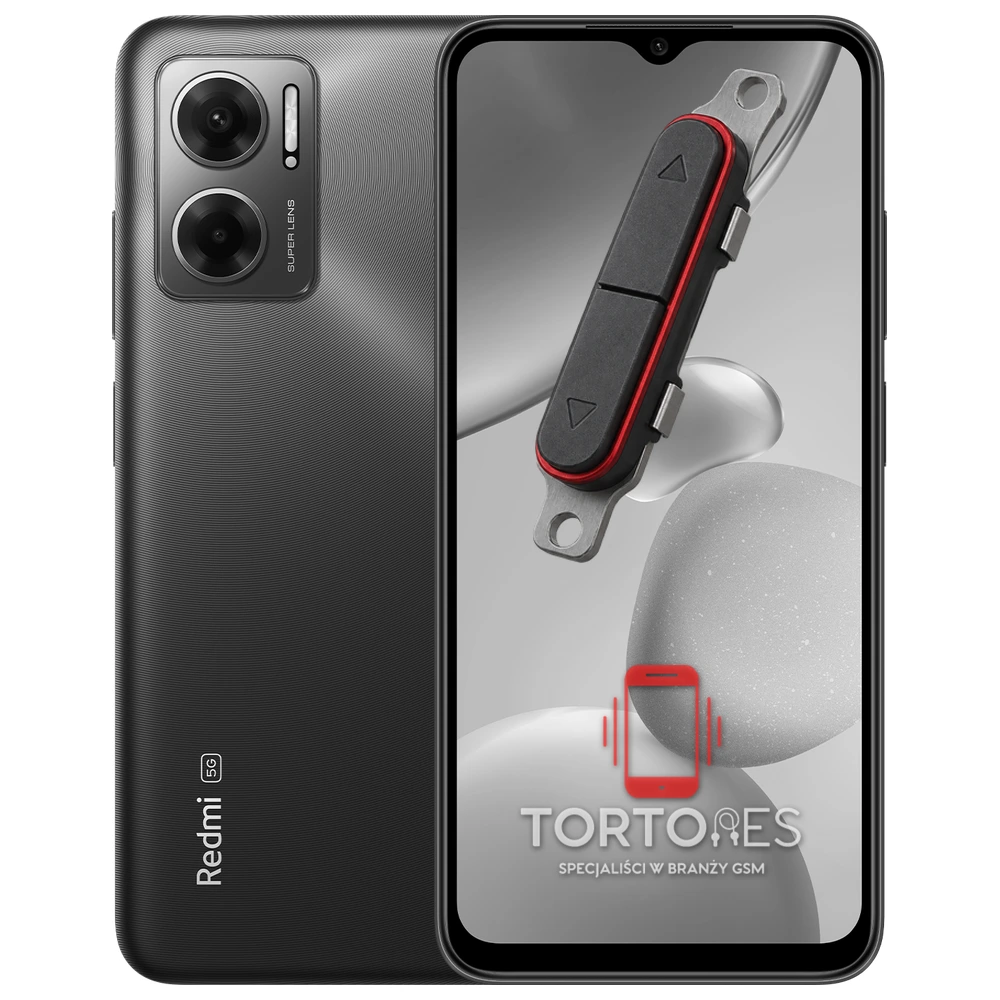 Redmi 10 5G z symbolem przycisków - naprawa przycisków włączania i głośności