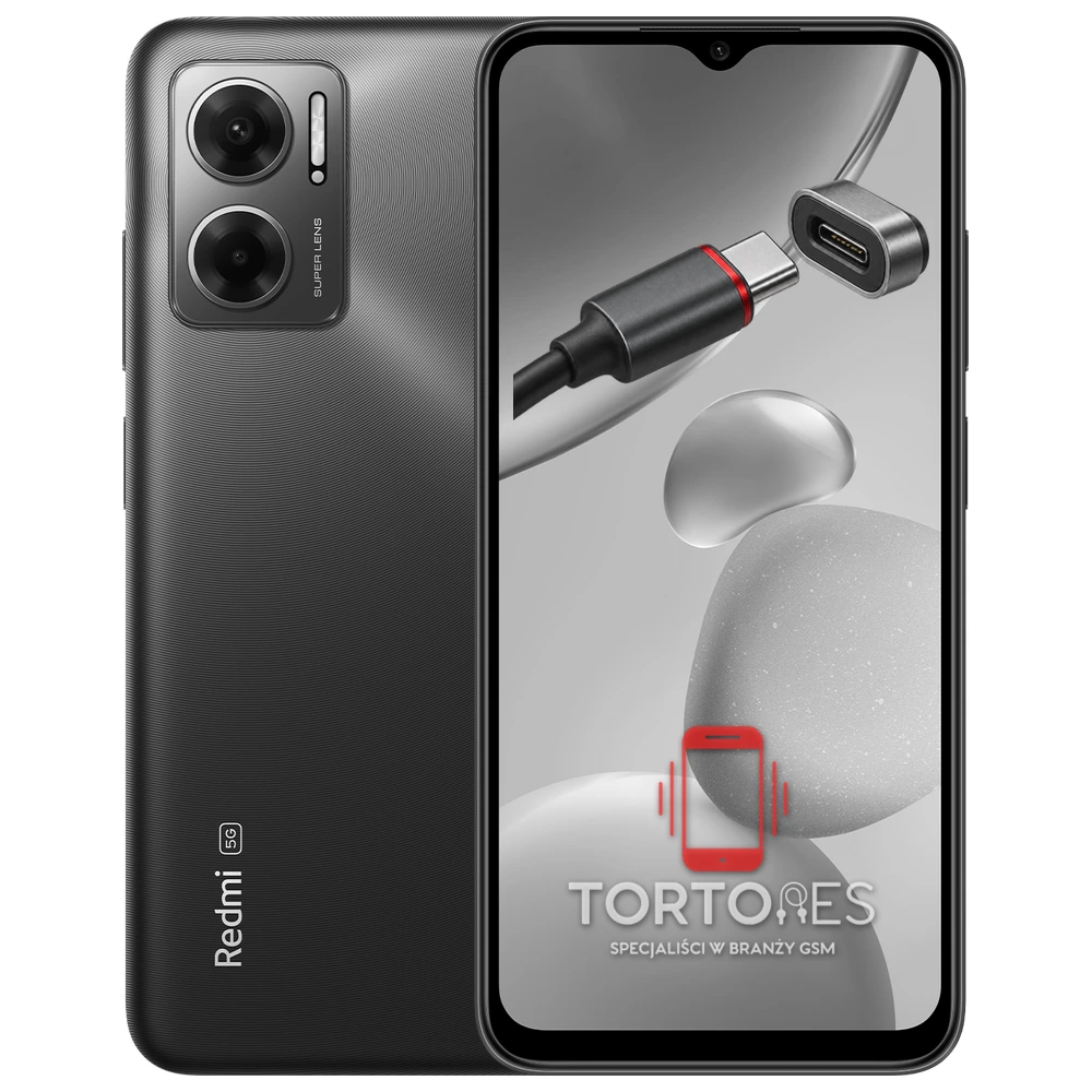 Redmi 10 5G z ilustracją złącza ładowania - naprawa złącza ładowania