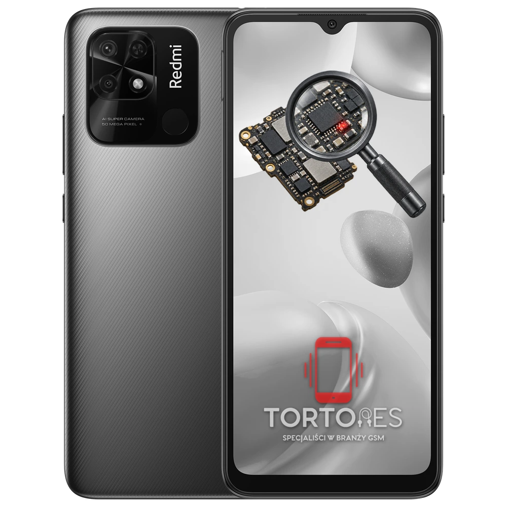 Redmi 10C z symbolem diagnostyki - diagnoza telefonu